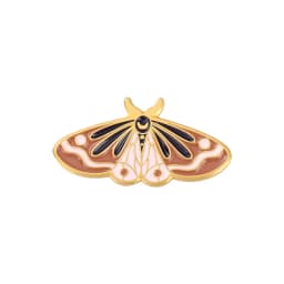 Moth Enamel Pin Moon Star Eye Leaf Animal Badges Brooches for Women Bag Hat Backpack Accessories Jewelry Gift for Friends