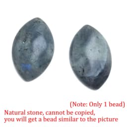 Natural Stone Purple Green Blue Black Striped Agates Beads Marquise Cabochons Stone Pendant 28x45mm For Jewelry Making