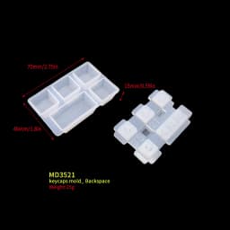 TC156 DIY Set Manual Mechanical Gaming Keyboard Key Caps Resin Clavier Silicon Molds Keycap Mold For Art Epoxy Handmade Crafts