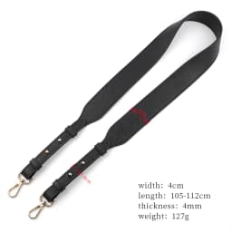 Bag Strap Gold Buckle Handbag Straps Replacement Parts Bag Belts Leather Handles for Women Shoulder Bags Accessories