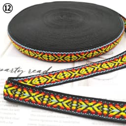 5 Yards 0.78 Inch 20MM Hundreds Styles Geometric Woven Jacquard Embroidered Ribbons DIY Apparel Wrapping Trim Sewing Accessories