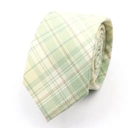Men's Check Stripe 6cm Tie 100% Cotton Neckties Gift For Man Plaid Series Wedding Party Gift Accessories Women's Anime Tie