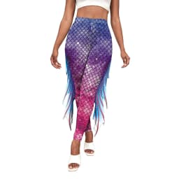 NADANBAO Mermaid Printed Pants Fish Scales Cosplay 3D Printed Women Bottoms Fashion Women's Leggings Tight Yoga Pants