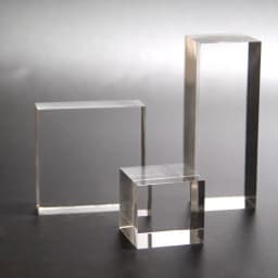 Acrylic Ring Jewelry Display Rack Square Column Cosmetic Showcase Crystal Badge Photography Prop Ornament Window Block Stand