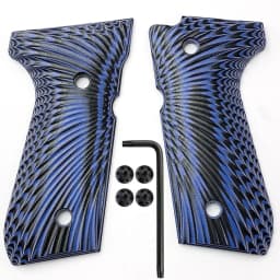 1pair G10 Grips 92fs Grips , 92 Fs, M9, 92a1, 96a1, Full Size Gun Grips with Screws , Sunburst Texture