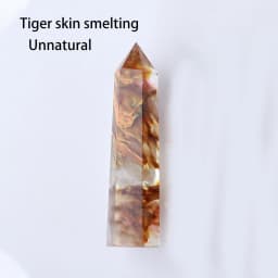7-8cm Natural Crystal Point Quartz Rainbow Wand Crystal Column Rose Quartz Rock Mineral Specimen Home Decor Reiki Healing stone