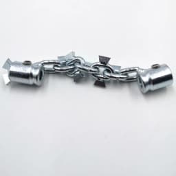 LEADFEN with drill-head sewer tiger chain DN32-40mm tube drill bit 6mm flexible push snake cable Diving knife