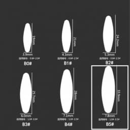5packs/lot High Quality Seven star Fishing Float Bobber 2 Size Rig Float Beans 8 Colors Striking Beads With Hole A437