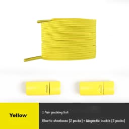 Magnetic Lock Shoelaces Without ties Elastic No tie Shoe laces Sneakers Shoelace Kids Adult Quick Laces One Size Fits All Shoes