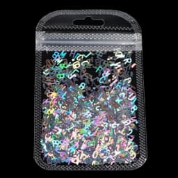 English Letters Glitter Sequins Flakes Resin UV Epoxy Mold Fillings Nail Art Decorations DIY Crafts Jewelry Making Accessories