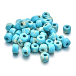 10pcs/lots Set Rainbow Color Glass Stone Beads Drum Bead DIY Bracelets Necklaces for Women Girl Family Gifts Making Jewelry