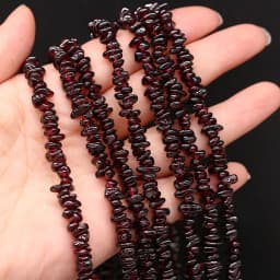 New Natural Agates Stone Beads Garnets Stone Loose Beads for Jewelry Necklace Bracelet Making Size 3x5-4x6mm Length 40cm