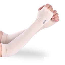 Summer thin section driving UV protection cycling half finger long sunscreen gloves sleeve sunshade outdoor sports arm set G190