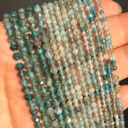 2 3 4mm Faceted Lapis Lazuli Gem Beads Natural Loose Stone Beads for Jewelry Making DIY Bracelet Earrings Accessories 15''Inches