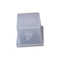 DIY Crystal Epoxy Mold Dice Fillet Shape Multi-spec Digital Game High Mirror Silicone Mould Making Accessories