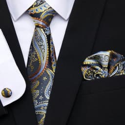 Hot Sale 7.5 cm Tie Pocket Squares Cufflink Set Necktie Pink Purple Hombre Printed Formal Clothing Accessories Fit Party