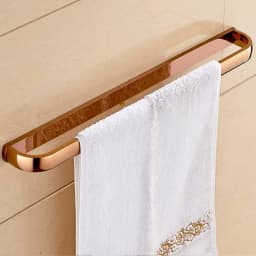 Rose Gold Double Towel Bars Bathroom Towel Ring Wall Mounted Bathroom Accessories Towel Rack Towel Ring Toilet Brush Soap Holder