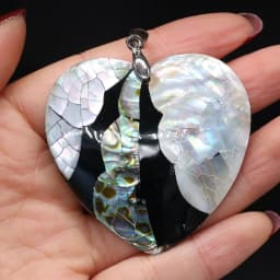 Natural Stone Shell Pendant Exquisite Round Charms For Jewelry Making Charms DIY Necklace Accessory