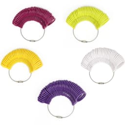 Professional Ring Size Finder Mandrel Finger Gauge Plastic Measuring Jewelry Tools Ring Mandrel Stick Jewellery Tool Set
