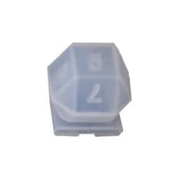 DIY Crystal Epoxy Mold Dice Fillet Shape Multi-spec Digital Game High Mirror Silicone Mould Making Accessories