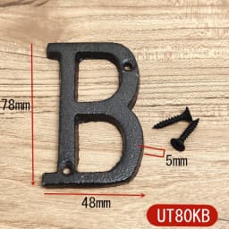 Metal Letters House Numbers Retro 3D Sign Cafe Wall Creative Cast Iron Decoration Doorplate Digital Arabic Furniture Hardware
