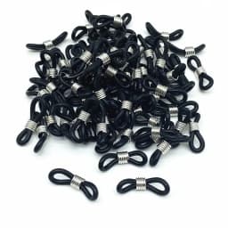 20pcs/100pcs Glasses Chain Silicone Rubber Ring Non Slip DIY Connector Strap Eyelets Rope Sunglasses Cord Accessory #ZZ04