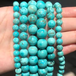 Natural Stone Beads 4-12mm Lava Rose Quartz Tiger Eye Turquoise Labradorite Round Beads for Jewelry Making Diy Bracelet 15inch