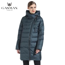 GASMAN 2022 Women Winter Jacket Long Winter Thick Coat Women Hooded Down Parka Warm Female Clothes Winter 5XL 6XL 180
