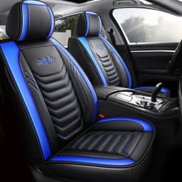 1PC Luxury PU Leather Front Car Seat Cover Cushion Protector Non-Slip Mat Waterproof for Lada VESTA for Ford for BMW