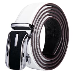 High Quality Green Faux Leather Belts For Men Metal Automatic Buckle Men's Belt Luxury Famous Brand Waist Strap DiBanGu