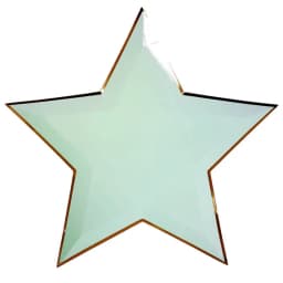 8pcs Colorful Gold Foil Star Disposable Tableware Kids Birthday Favors Decoration Paper Plates Wedding Birthday Party Supplies