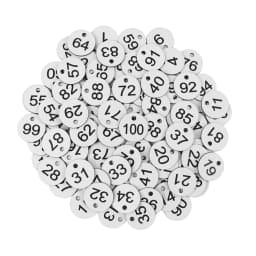 20-100PCS 16 Color Round Number Beehive Label Beekeeping Box Numbered With Hole Tag Animal Livestock Markers Classification Sign