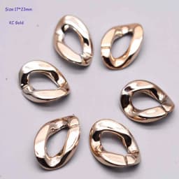 Acrylic Hand Paint Multi Color Twisted Assembled Parts Beads For Women Frosted Resin Pendant Necklace Jewelry Accessorie Finding