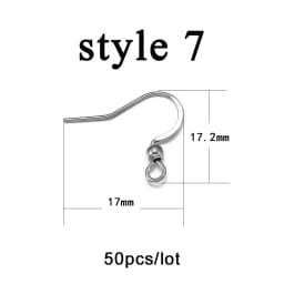 20-50pcs Gold Stainless Steel Hypoallergenic Earring Hooks Fish Earwire Earrings Clasps Earring Wires For Jewelry Maki