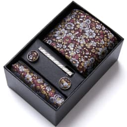 Top Quality 7.5 cm Business Ties Hanky Cufflink Set Tie Clips Green Necktie Corbatas For Men Wedding In Gift Box Slim Gravatas