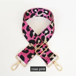 Leopard Bag Strap Handbag Belt Wide Shoulder Bag Strap Replacement Strap Accessory Bag Part Adjustable Belt For Bag 130cm