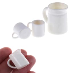1:12 Tableware Teapot Coffee Cup Saucer Tray Plate Tea Set Pot Kitchen Decor Dollhouse Miniature Christmas Gift Doll Accessories
