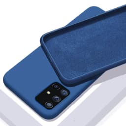 Case For Samsung Galaxy A50 A51 A70 A71 S20 S21 S10E S10 Plus Note 8 9 S9 S8 Coque Luxury Original Liquid Silicone Soft Cover