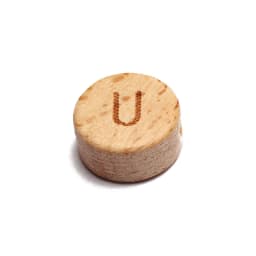 20Pcs/lot 10 15mm Mixed Letter Beech Wood Beads Round Flat Alphabet Loose Spacer Beads For Jewelry Making Handmade Diy Bracelet