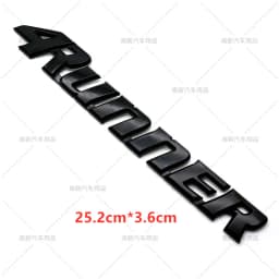 4Runner Emblem Badge Rear Trunk Decals Decoration Stickers For Tundra Tacoma 4runner Pickup Trucks Car Styling Car Accessories