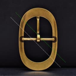 STURDY ANTIQUE BRASS PLATED Flower Pattern METAL OVAL RODEO COWBOY WESTERN LEATHER BELT BUCKLE REPLACEMENT FIT 1 1/2"