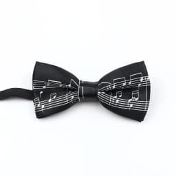 Men's Music Theme Bow Ties Polyester Parent-Child Bowtie Set Piano Stave Guitar Star Pattern Mens Party Prom Cravat Accessory