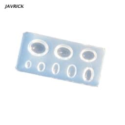 Oval Round Gem Nail Art Molds for Manicure Patch Mobile Phone Decoration Patch Resin Nail Art Casting Molds Charming