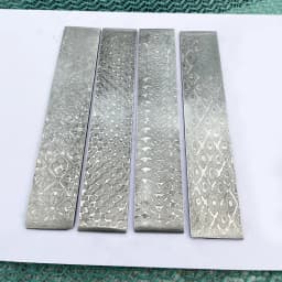 1piece New Pattern Damascus Steel for DIY Knife Making Material VG10 Sandwich Steel Knife Blade Blank Has Been Heat Treatment