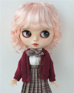 【JUSUNS】JD260 9-10" 10-11" 11-12" Doll Wig For Girl! Boneka Slight Lady Curls Synthetic Mohair BJD Wigs Blythes Accessories