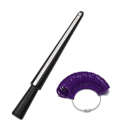 Professional Measuring Gauge Finger Bracelet UK/US Official Ring Stick Sizer Mandrel Gauge Ring For DIY Jewelry Measure Tools