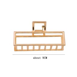 Multi Style Gold Metal Hair Claw Clips Hollow Geometric Butterfly Jaw Clips Strong Hold Non Slip Hair Crab Clamp for Women Thick