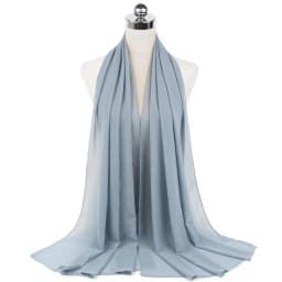 New Premium Plain Chiffon Scarf Muslim Hijab Instant Shawl Soft Ball Bubble Chiffon Head Wraps Islamic Lady Women Hijabs