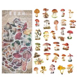 60pcs DIY Flowers Stickers Pack for Diary Album Planner Decoration Stationery School Supplies Pack of Diverse Floral Designs