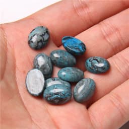 10pcs/lot Natural Stone Cabochon 8-25MM Tiger Eye Agat Oval Cameo Fit DIY Ring Earring Bracelet Necklace Making Jewelry Finding